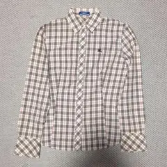 BURBERRYブルーレーベル チェック柄 長袖シャツ サイズ40