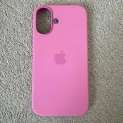 ピンク シリコン iPhone16用ケース