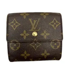 ルイヴィトン モノグラム 三つ折り財布 Wホック