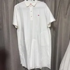 DANTON ダントン シャツワンピース 半袖 シャンブレー 36