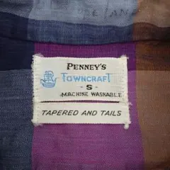 70s Vintage ペニーズ タウンクラフト 長袖シャツ グッドカラーのサムネイル
