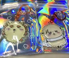 ちいかわぷっくりったいキーホルダー　シーサーラッコ2点セット