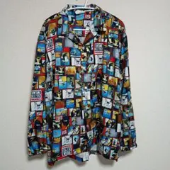 VISION STREET WEAR 総柄 長袖シャツ Mサイズ