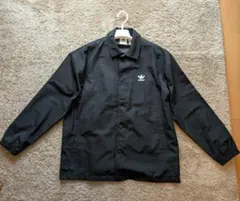 adidas ブラック ナイロンジャケット M
