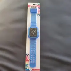 Apple Watch用　バンド クリア　青