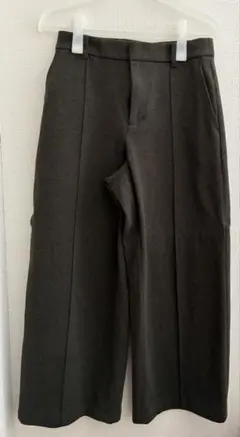 最終値下げ★ ユニクロ　ブラッシュドジャージーワイドパンツ　オリーブ　Mサイズ