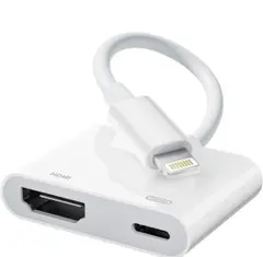 MFi認証iPhone HDMI変換ケーブル Lightning 1080P出力