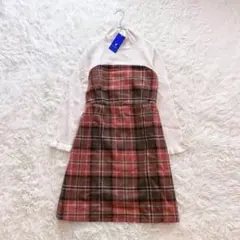 未使用タグ付き✨BLクレストブリッジ　ドッキングワンピース　ハイネック　ウール