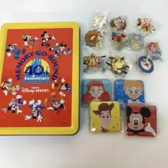 g563-29 ディズニーリゾート　ピンバッジ　缶バッジ　まとめて　未開封