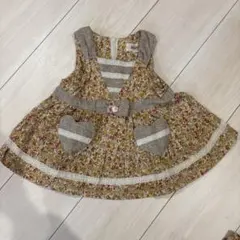 Souris 花柄ワンピース 90cm