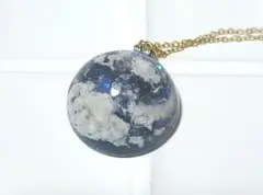 ◆001　最終値下げ　ハンドメイド　作家様　ネックレス　ペンダント　空　宇宙