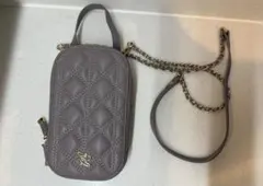 RANDA スマホショルダーバッグ グレー