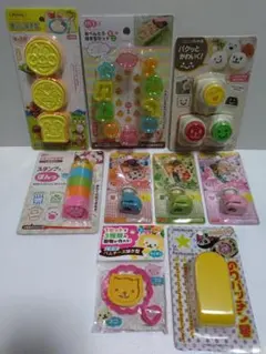 お弁当＆食パン用型抜きセット アンパンマン パンチ スタンプ