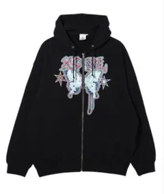 BUTTERFLY ZIP UP HOODIE　x-girl パーカー