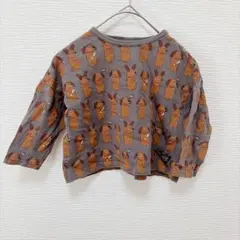 futafuta 犬長袖Tシャツ カットソー韓国90