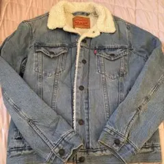 【美品】Levi's リーバイス シェルパトラッカー ボア デニムジャケット S