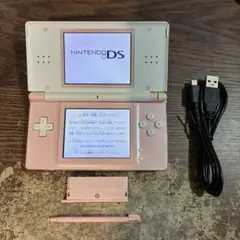 ☆充電器付き☆ニンテンドーDS Lite ピンク×ホワイト
