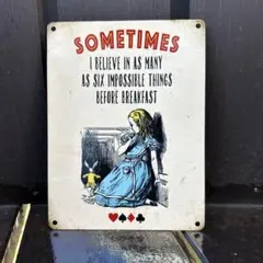 アリスのアンティーク風プレート