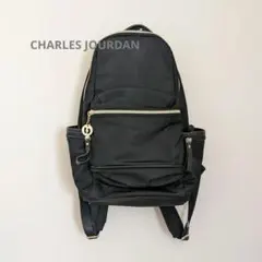 CHARLES JOURDAN シャルルジョルダン ナイロンリュック ブラックのサムネイル