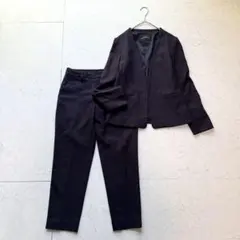 グリーンレーベル スーツ セットアップ ノーカラージャケット パンツ S