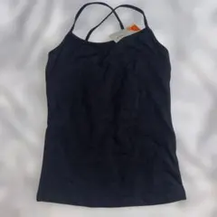 ブラック ストラップキャミソール