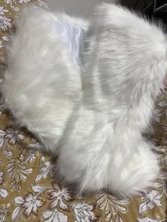 成人式　ショール　白