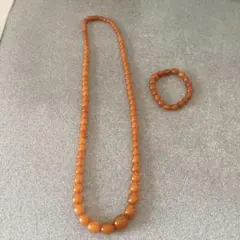 琥珀 ペンダント