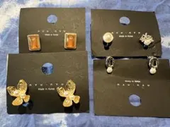 イヤリング　まとめ売り　3セット+おまけ　韓国