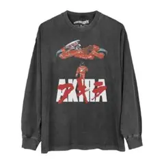 アニメ映画『アキラ』AKIRA ヴィンテージ加工 ロンT 長袖 Tシャツ XL