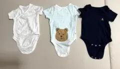 ボディスーツ3枚セット　50-60サイズ　ユニクロ、GAP