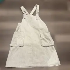 GU ジャンバースカート 120 ストライプ