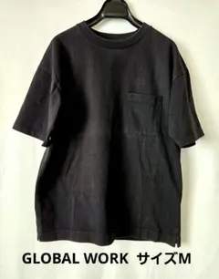GLOBAL WORK USAコットン 半袖Tシャツ ブラック Mのサムネイル