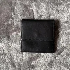 BUSINESS LEATHER FACTORY 牛本革 コインケース 財布　黒