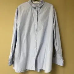 AMERICAN EAGLE ストライプサックス 長袖シャツ M