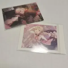 プロセカ ビビバス 小豆沢こはね ぱしゃこれ ウエハースカード 2点セット