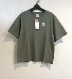 CONVERSE レディースTシャツ Lサイズ　オリーブ色　新品タグ付❣️のサムネイル