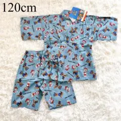 パウパトロール♡甚平　120cm マーシャル　チェイス　新品　男の子　水色　美品