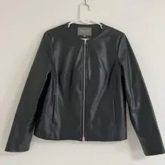 A day in the life ブラックレザージャケット 36