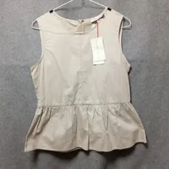 ★L'ÉQUIPEE ANGLAISE ★ベージュ ★ノースリーブ チュニック