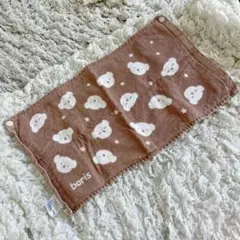 boris クマ柄タオルハンカチ&スタイ　2枚セット