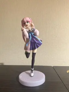 美少女フィギュア ピンク髪 キャラクター フィギュア 台座付き アニメ