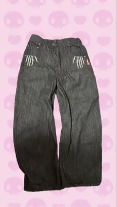 完売品】9090 レオパードデニムパンツ S - メルカリ