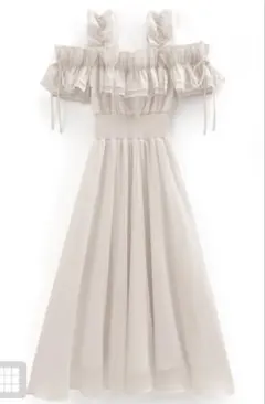 GRL フリルオフショルコルセットワンピース【mb1584】