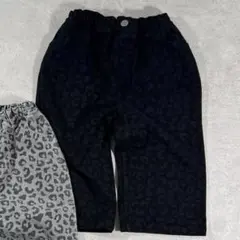 FMB 豹柄パンツ黒