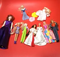 非売品 アナスタシア、バービー他 ドール 9体セット