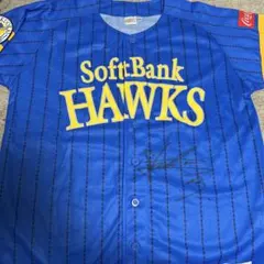 美品!!周東佑京選手ネーム入り SoftBank HAWKS ユニホームサイズL
