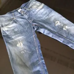 超お買い得価格！ドルチェ&ガッバーナ ダメージ加工ブルージーンズ44！のサムネイル