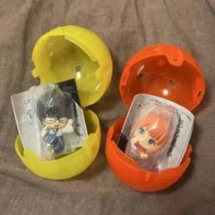 【銀魂】つまんでつなげてマスコット・新八・神楽・新品未開封