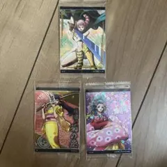 ワンピースカード　レベッカ　お菊　小紫　3枚セット