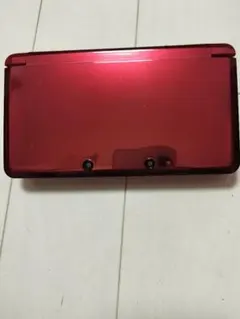 任天堂 3DS 本体　フレアレッド　タッチペン　充電ケーブル付き